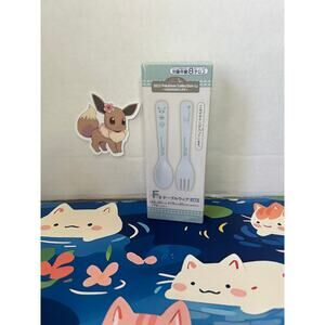 Pokemon Collection HIDAMARI LIFE F Prize Tableware Fork and Spoon